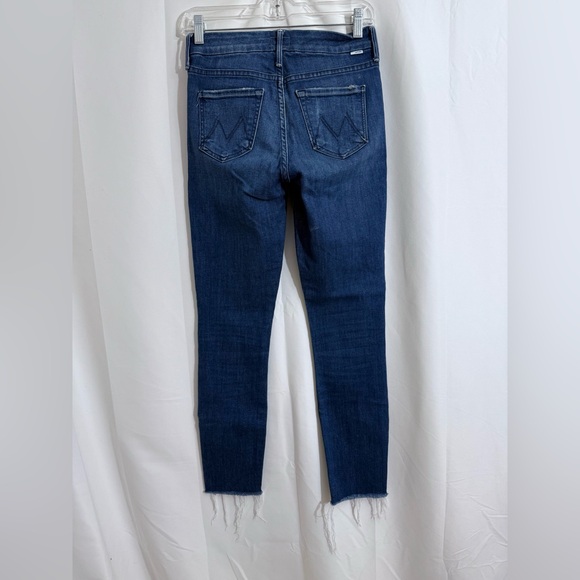 Mother “The Looker Ankle Fray” High Rise Skinny Jeans With Frayed Hems Size 24 - Picture 8 of 16